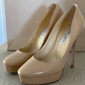 Jimmy Choo Kidleather Nude